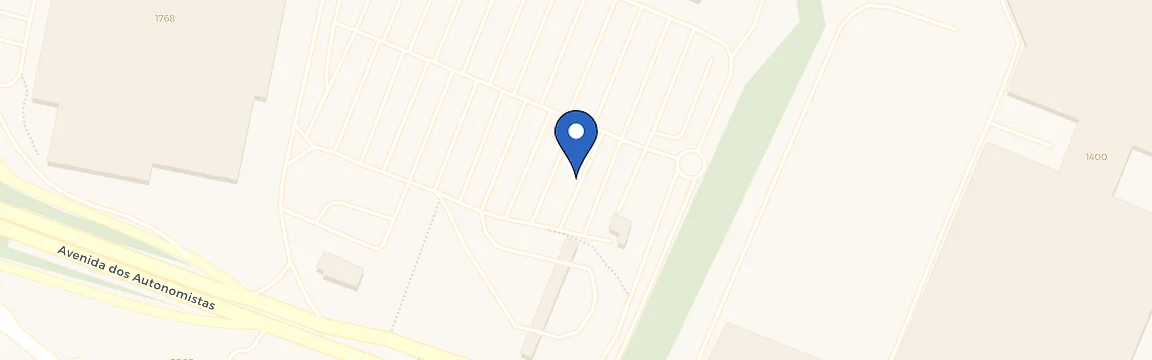 Mapa da estação Posto Carrefour Osasco