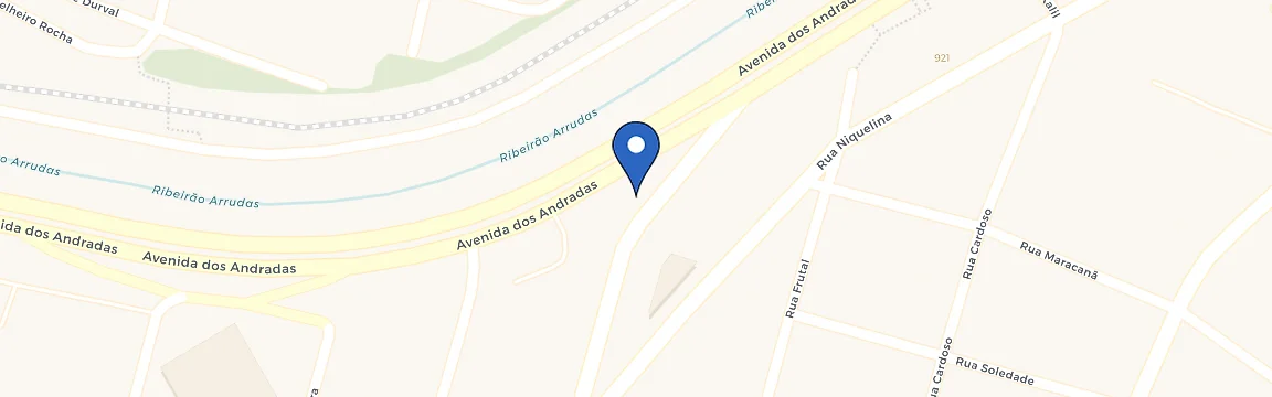 Mapa da estação Andradas Office