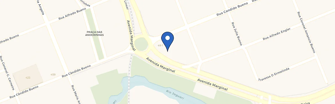 Mapa da estação McDonald's Jaguariúna