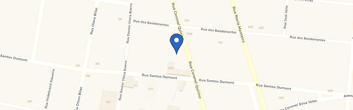 Mapa da estação Academia Cambuí