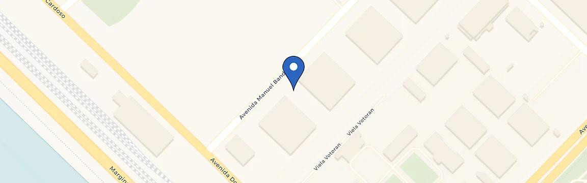 Mapa da estação Atlas Office Park