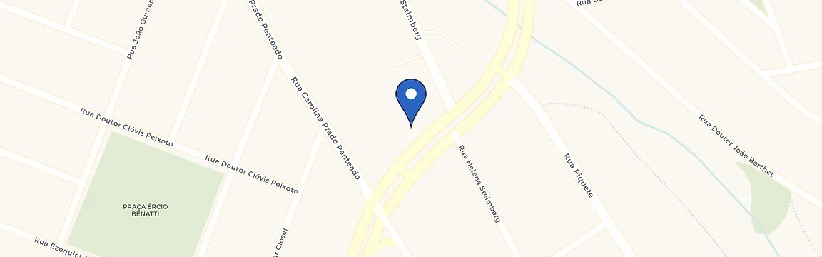 Mapa da estação Academia Nova Campinas