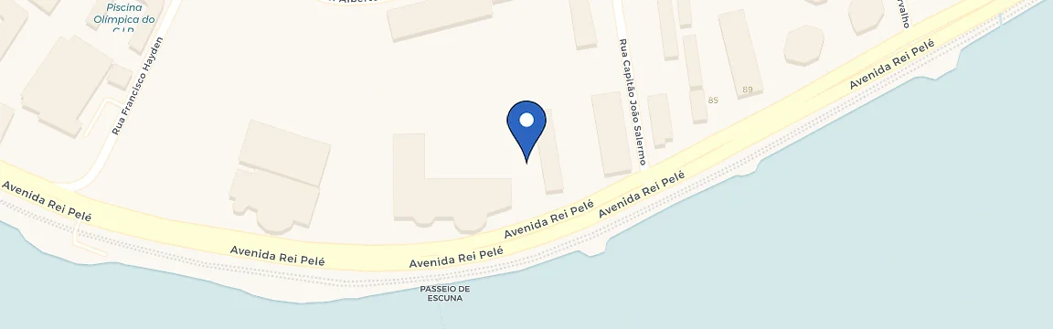 Mapa da estação Praticagem