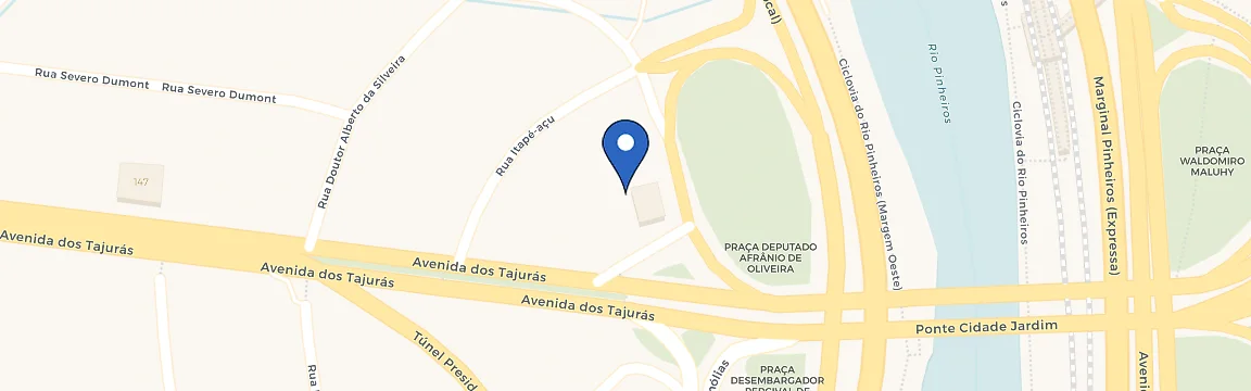 Mapa da estação Posto BR Cambuí