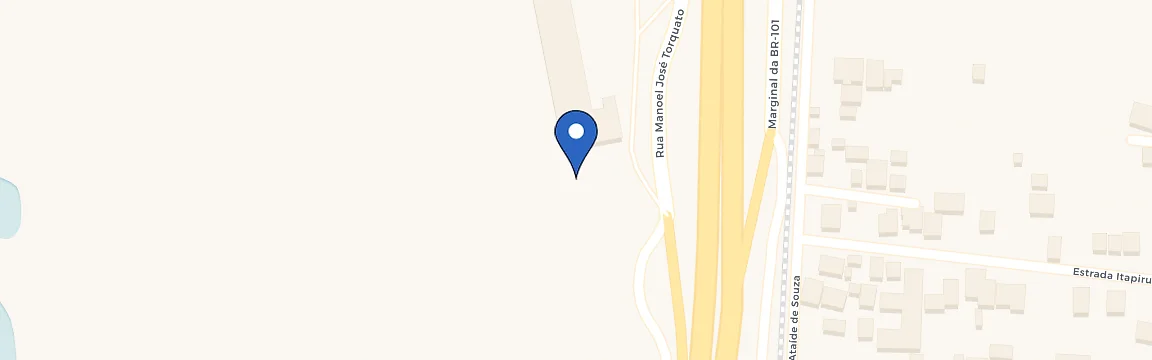 Mapa da estação Posto Rosso Laguna - SC