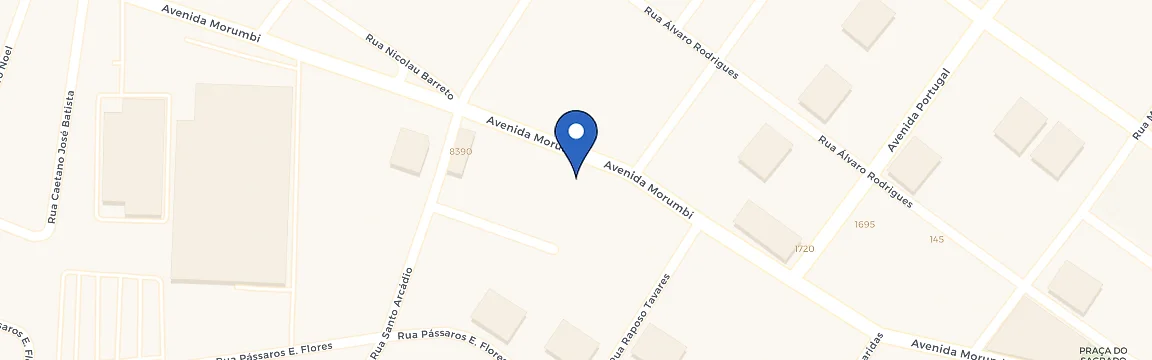 Mapa da estação Centro Automotivo Porto Seguro - Brooklin