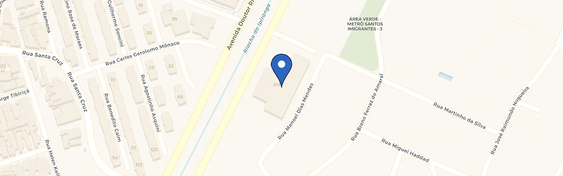 Mapa da estação Divena Ricardo Jafet