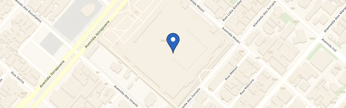 Mapa da estação Aramis Shopping Ibirapuera