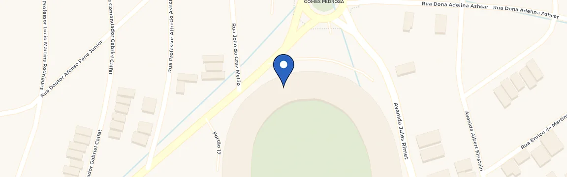 Mapa da estação SPFC - Morumbi