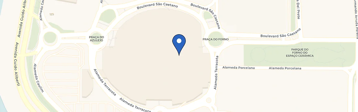 Mapa da estação Park Shopping São Caetano