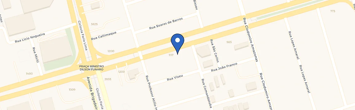 Mapa da estação Santander Workcafe JK