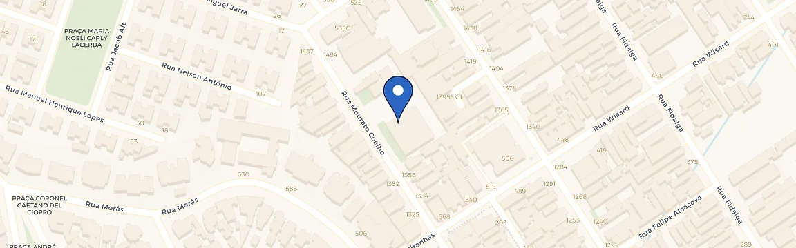 Mapa da estação Escola Britânica De Artes Criativas