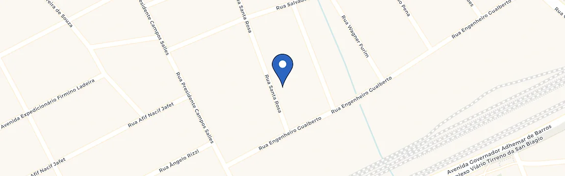 Mapa da estação Di Pauli Distribuidora