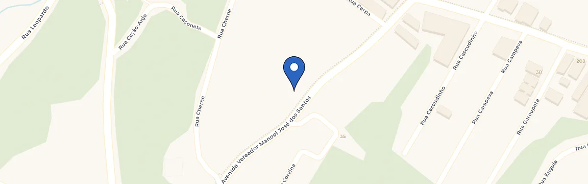 Mapa da estação Pousada Kaloa Eco Village