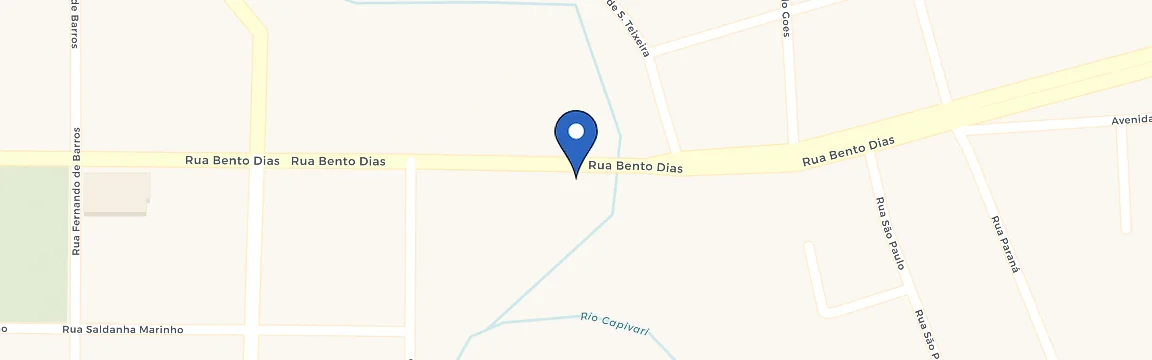 Mapa da estação DSA-X Petronas Capivari-SP