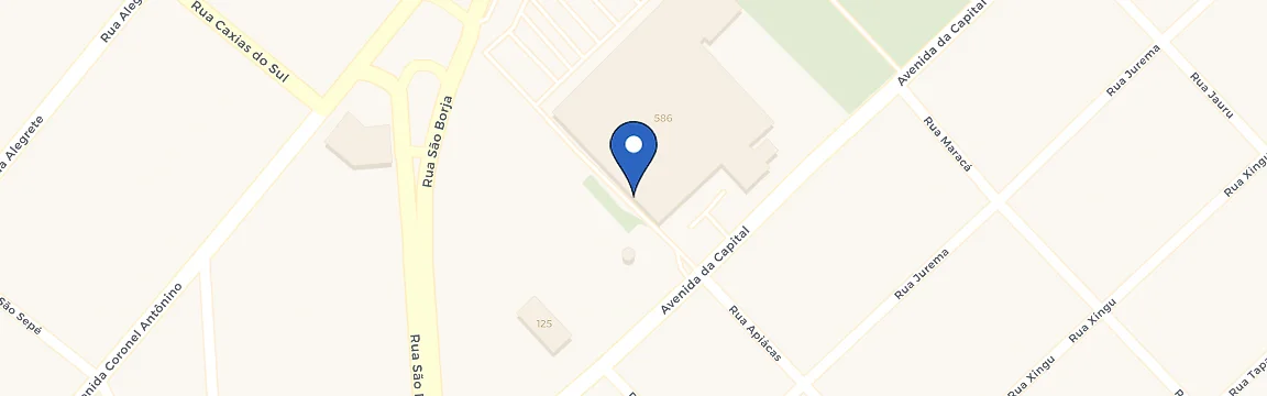 Mapa da estação Fort Atacadista Av. Capital