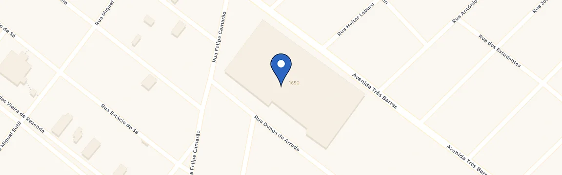 Mapa da estação Fort Atacadista Av. Três Barras