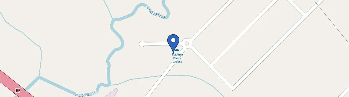 Mapa da estação Zletric - Slaviero Ponta Grossa