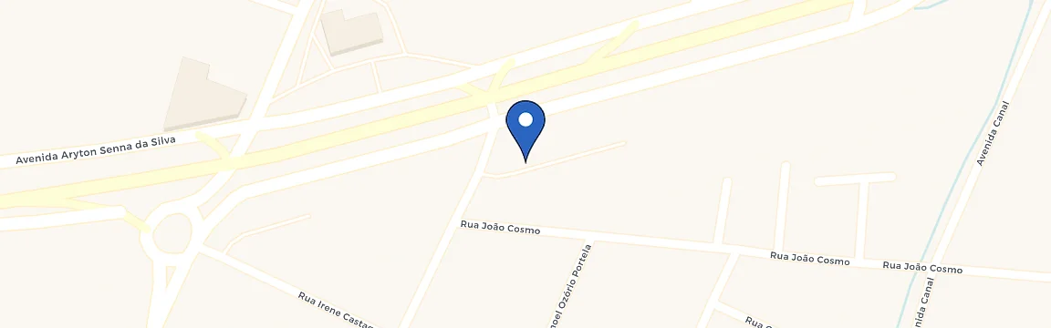 Mapa da estação Hotel Campo Largo Express