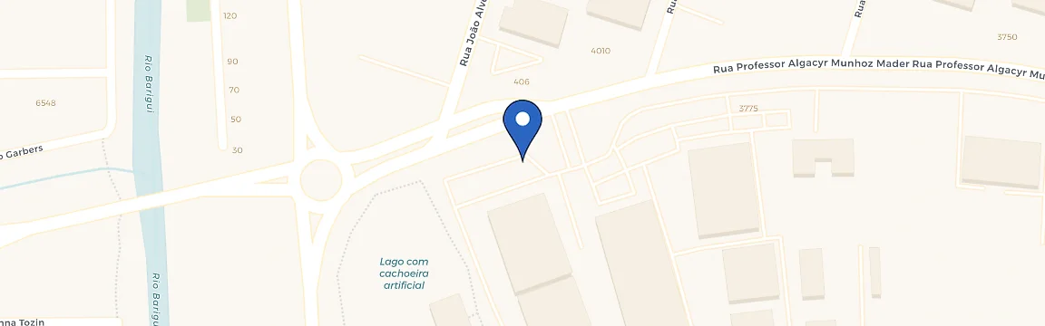 Mapa da estação Tecpar Campi Cic