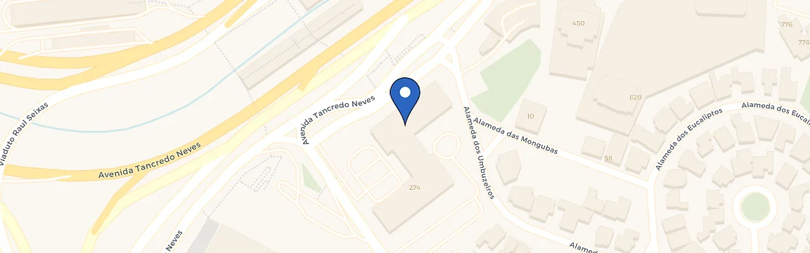 Mapa da estação Centro Empresarial Iguatemi