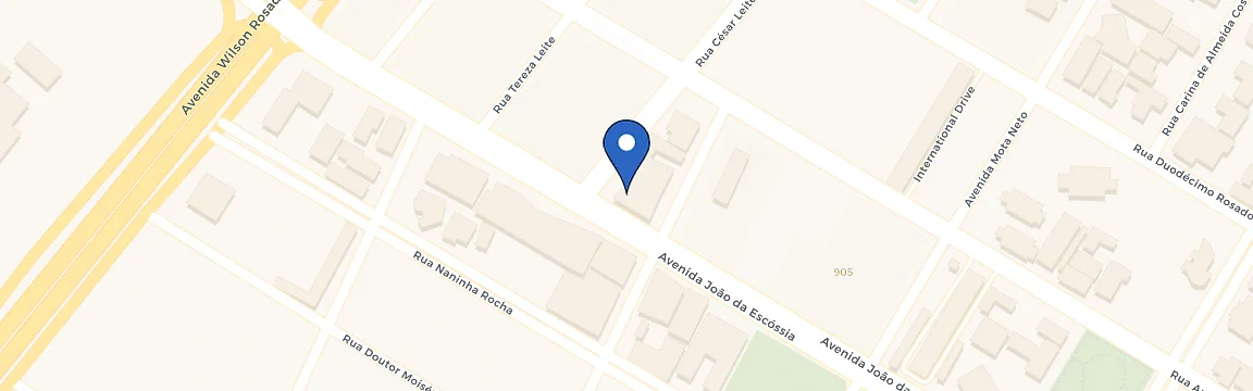 Mapa da estação Restaurante Tchê