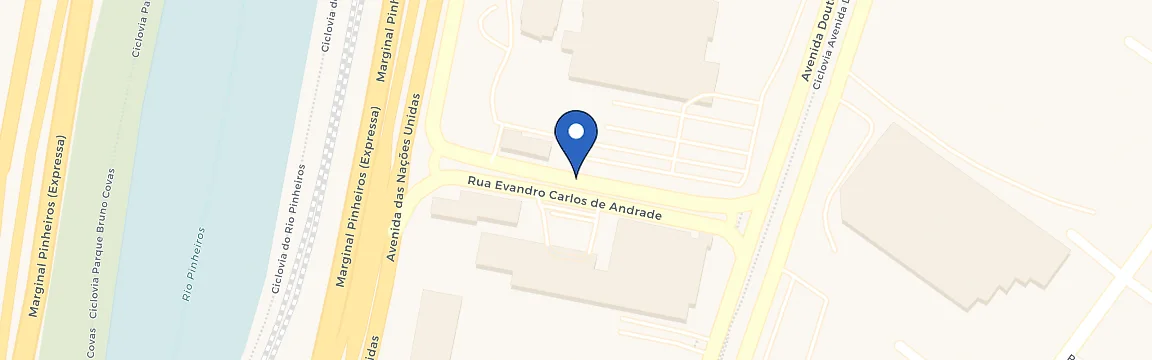 Mapa da estação Globo SP