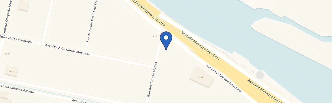 Mapa da estação Posto Quebramar