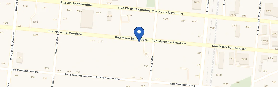 Mapa da estação Globo Renault Alto XV