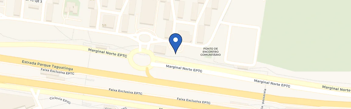 Mapa da estação Blue Fit Lúcio Costa