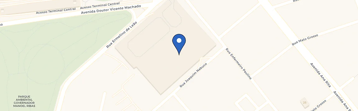 Mapa da estação Shopping Palladium Piso Térreo