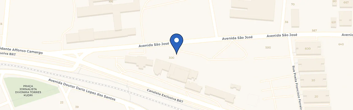 Mapa da estação Zletric - Hospital Marcelino Champagnat