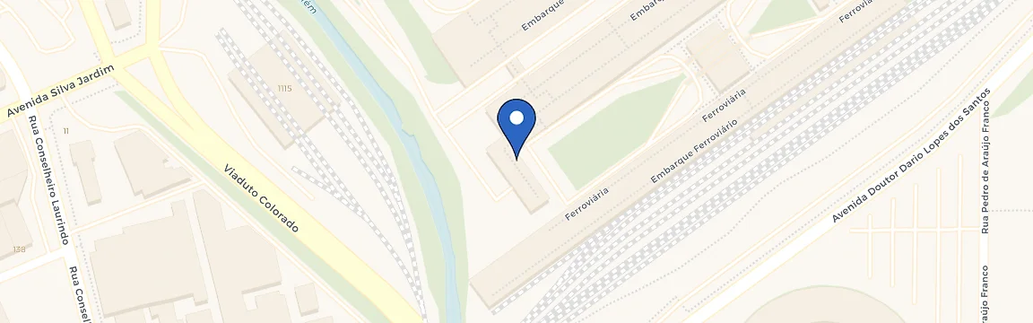 Mapa da estação Renault | Terminal Rodoviário De Curitiba
