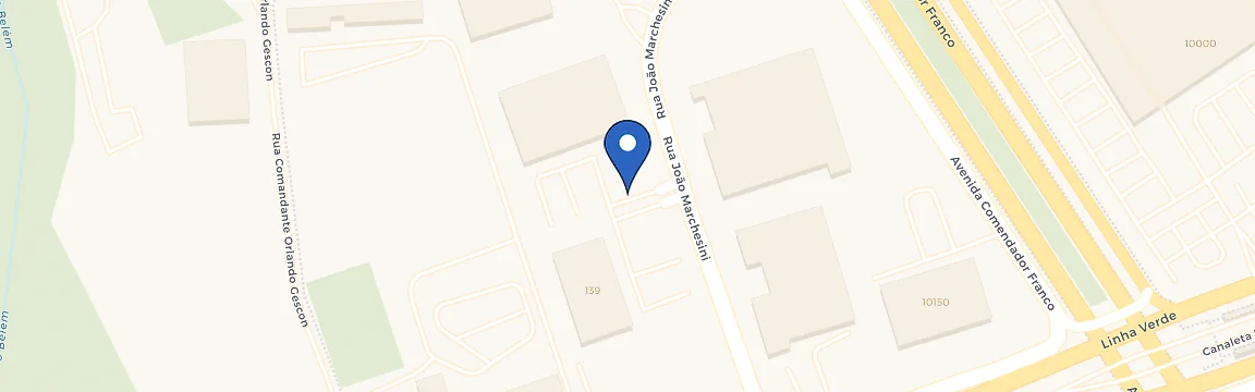 Mapa da estação Zletric - Curitiba Office Park