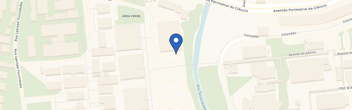 Mapa da estação UFPA - Cidade Universitária