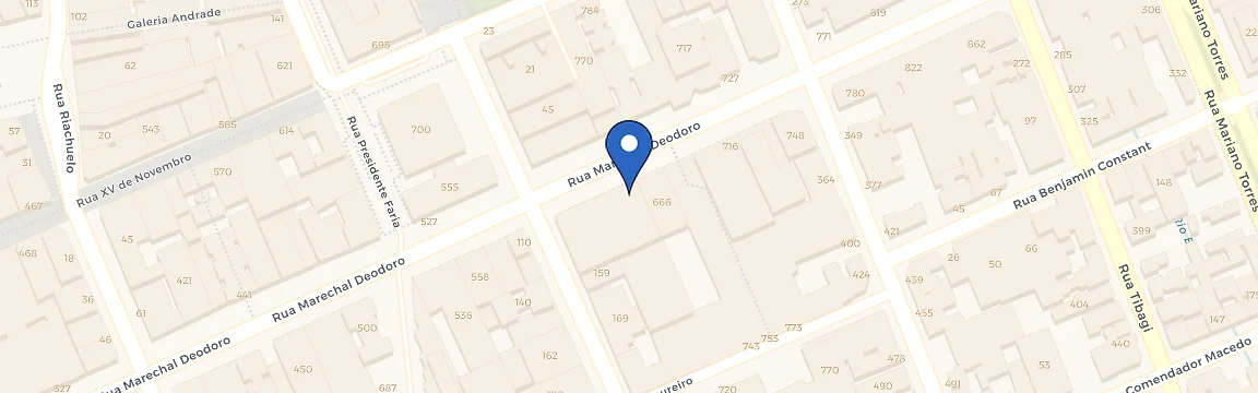 Mapa da estação Centro Comercial CCI