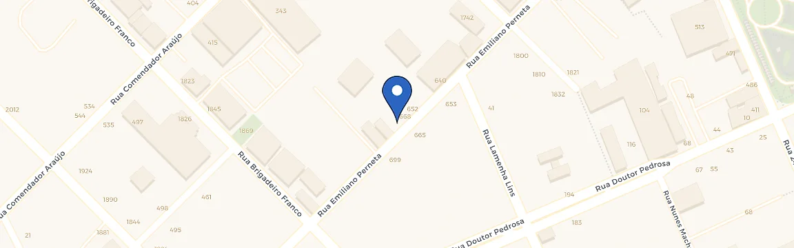Mapa da estação Novotel Curitiba Batel