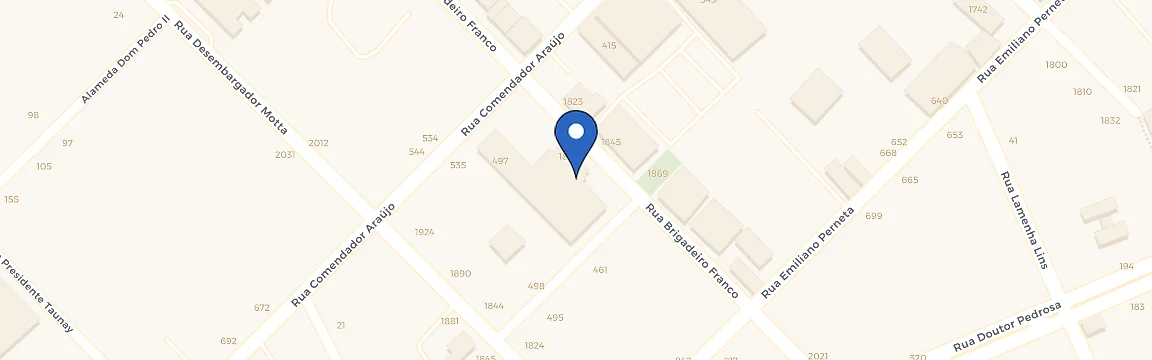Mapa da estação Edifício Comercial Evolution