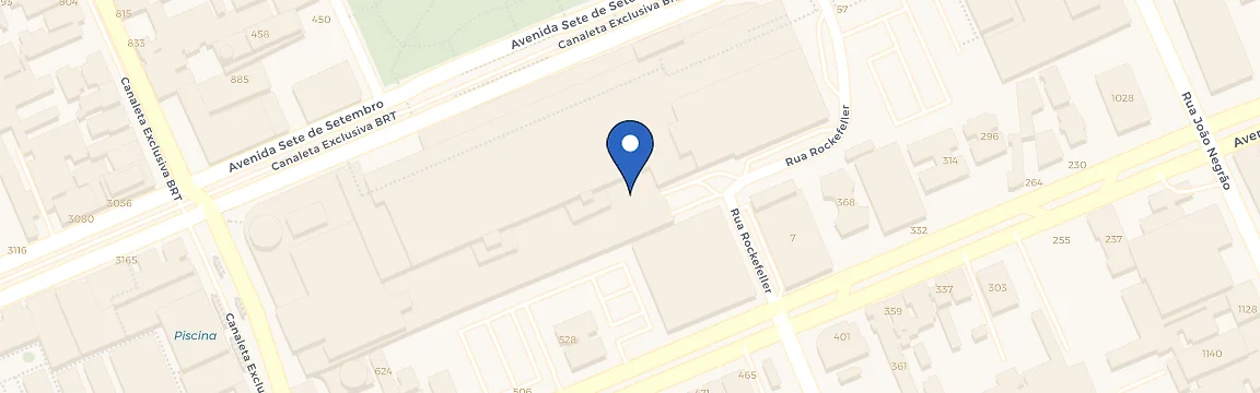 Mapa da estação Shopping