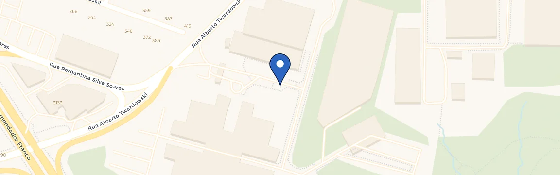 Mapa da estação Campus Da Indústria