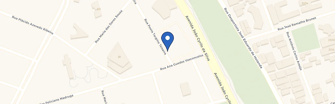 Mapa da estação Pátio Altiplano Shopping