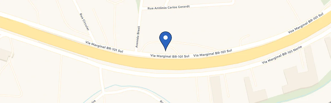 Mapa da estação iLeve - Posto 13