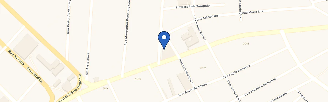 Mapa da estação Ative Recharge - Posto Estrela (Alecrim) - Natal