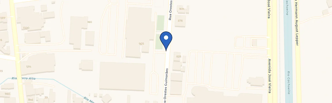 Mapa da estação Hospital Unimed Joinville