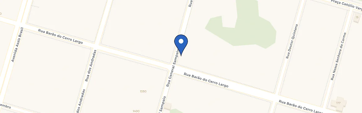 Mapa da estação Bedinoto | Centro Alegrete