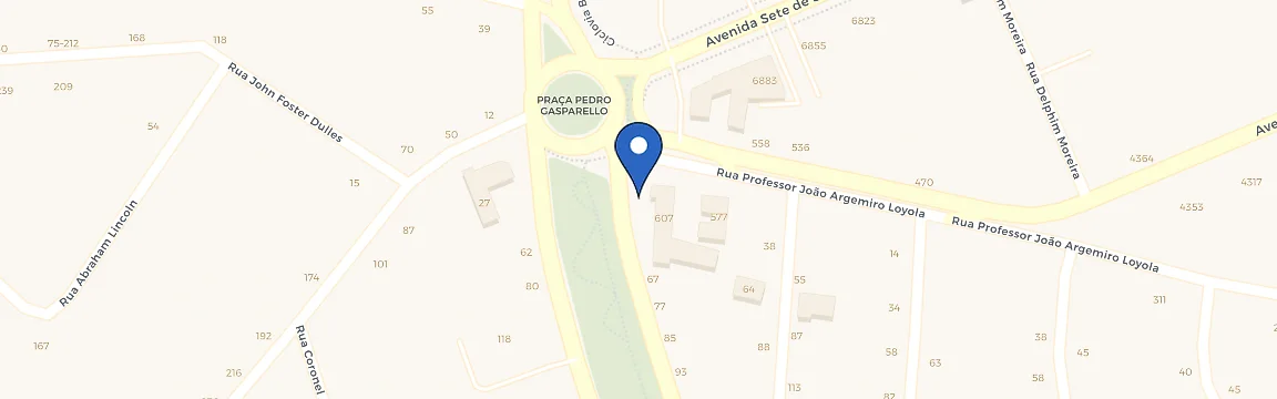 Mapa da estação GAC Servopa