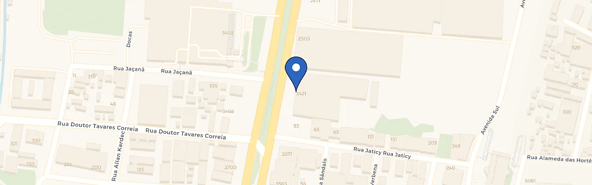 Mapa da estação Jaguar Way