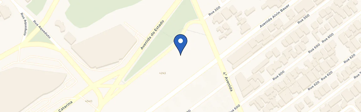 Mapa da estação DVA Jeep Balneário Camboriú