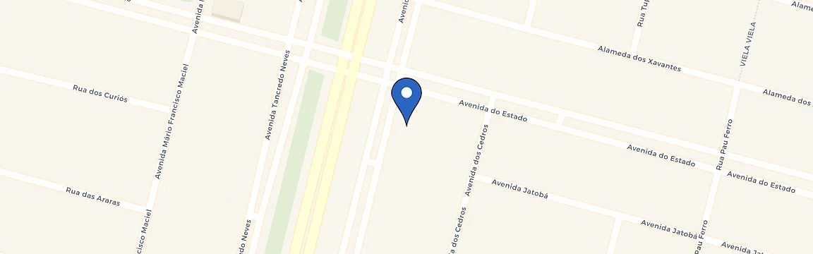 Mapa da estação Palace Hotel