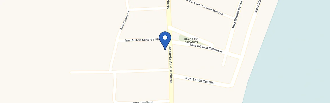 Mapa da estação Bolacha Maragogi